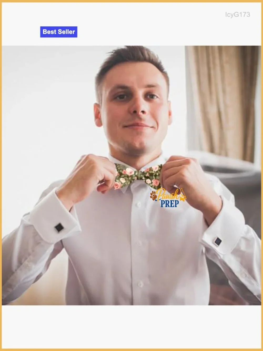 Pre-Tied Adjustable Bow Tie for Weddings Business Formal Events